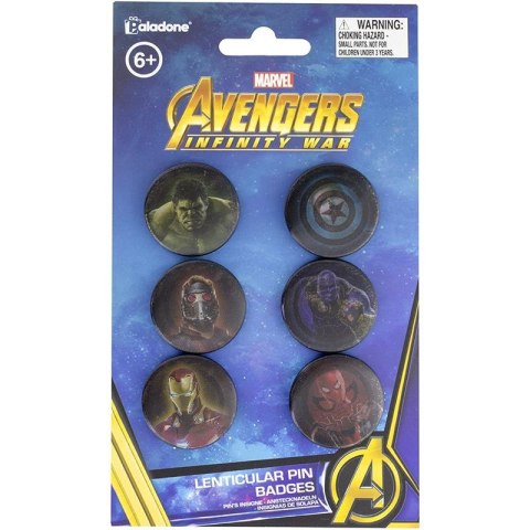 Marvel - Zestaw przypinek Infinity War (6 szt.) Marvel - Zestaw przypinek Infinity War (6 szt.)