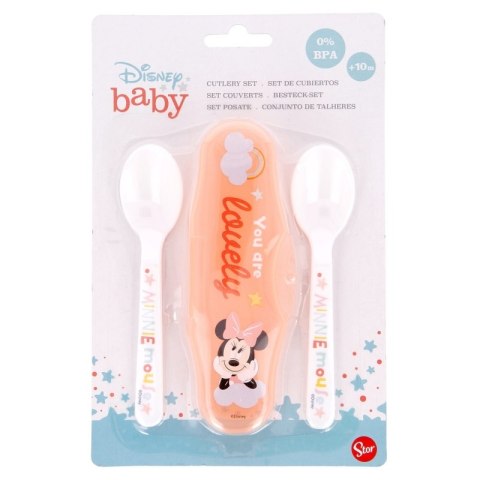Minnie Mouse - Łyżeczka do karmienia 2 szt + etui (Indigo dreams) Minnie Mouse - Łyżeczka do karmienia 2 szt + etui (Indigo dreams)