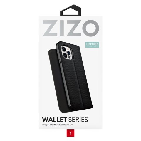 ZIZO WALLET Series - Etui z klapką iPhone 13 Pro Max (czarny) ZIZO WALLET Series - Etui z klapką iPhone 13 Pro Max (czarny)