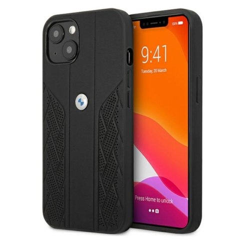 BMW Leather Curve Perforate HC - Etui iPhone 13 mini (czarny) BMW Leather Curve Perforate HC - Etui iPhone 13 mini (czarny)