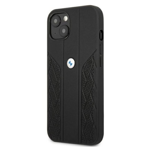 BMW Leather Curve Perforate HC - Etui iPhone 13 mini (czarny) BMW Leather Curve Perforate HC - Etui iPhone 13 mini (czarny)