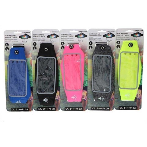 Dunlop - Pasek sportowy na smartfona elektronike 51-71 cm (różowy) Dunlop - Pasek sportowy na smartfona elektronike 51-71 cm (różowy)
