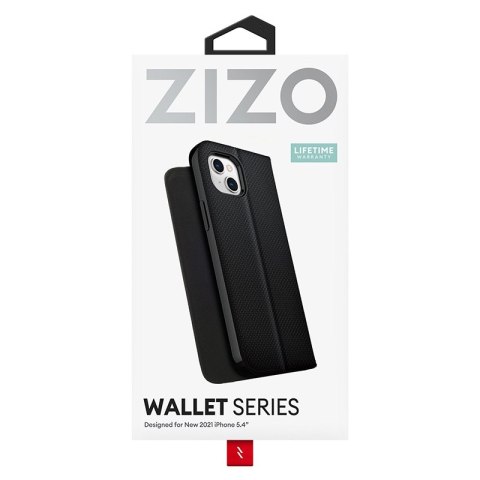 ZIZO WALLET Series - Etui z klapką iPhone 13 mini (czarny) ZIZO WALLET Series - Etui z klapką iPhone 13 mini (czarny)