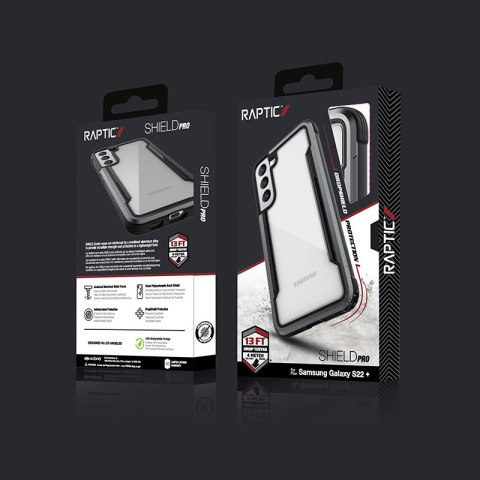X-Doria Raptic Shield Pro - Etui Samsung Galaxy S22+ 5G (Antimicrobial Protection) (Black) X-Doria Raptic Shield Pro - Etui Samsung Galaxy S22+ 5G (Antimicrobial Protection) (Black)