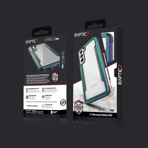 X-Doria Raptic Shield Pro - Etui Samsung Galaxy S22 5G (Antimicrobial Protection) (Iridescent) X-Doria Raptic Shield Pro - Etui Samsung Galaxy S22 5G (Antimicrobial Protection) (Iridescent)