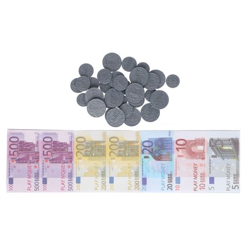 Eddy Toys - Banknoty i monety EUR do zabawy / gier 90 szt. Eddy Toys - Banknoty i monety EUR do zabawy / gier 90 szt.