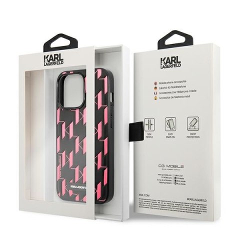 Karl Lagerfeld Monogram Plaque - Etui iPhone 13 Pro Karl Lagerfeld Monogram Plaque - Etui iPhone 13 Pro