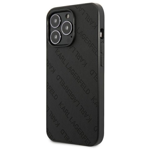 Karl Lagerfeld Perforated Allover - Etui iPhone 13 Pro (czarny) Karl Lagerfeld Perforated Allover - Etui iPhone 13 Pro (czarny)