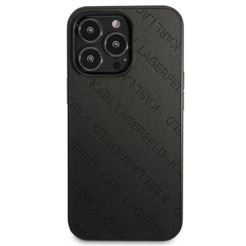 Karl Lagerfeld Perforated Allover - Etui iPhone 13 Pro (czarny) Karl Lagerfeld Perforated Allover - Etui iPhone 13 Pro (czarny)