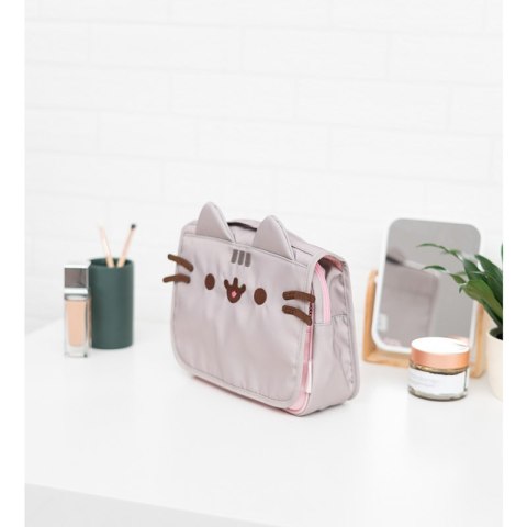 Pusheen - Foodie collection, duża kosmetyczka podróżna z uchwytem do powieszenia Pusheen - Foodie collection, duża kosmetyczka podróżna z uchwytem do powieszenia