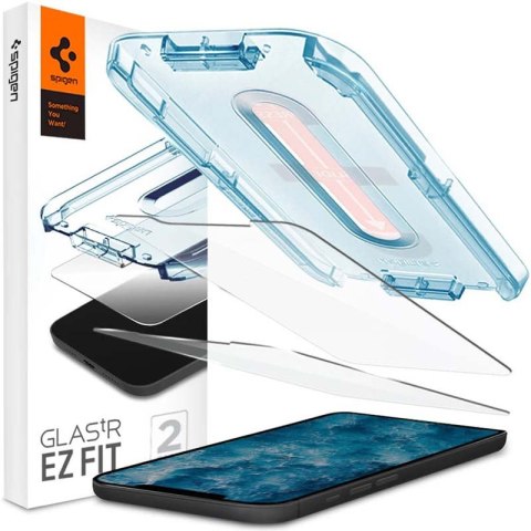 Spigen Glas.TR EZ Fit 2-Pack - Szkło hartowane do iPhone 12 / iPhone 12 Pro 2 szt Spigen Glas.TR EZ Fit 2-Pack - Szkło hartowane do iPhone 12 / iPhone 12 Pro 2 szt