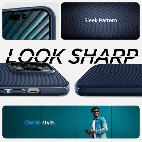 Spigen Mag Armor - Etui do iPhone 14 Pro Max (Granatowy) Spigen Mag Armor - Etui do iPhone 14 Pro Max (Granatowy)