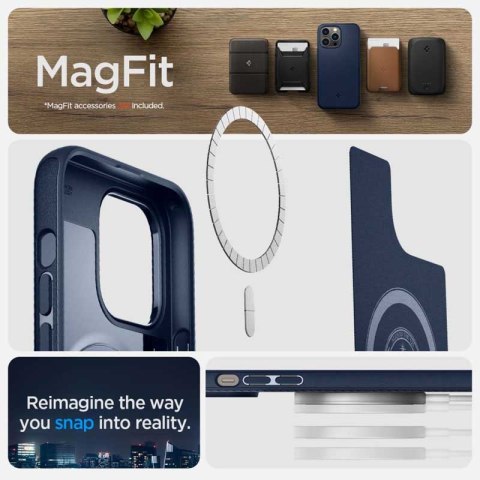 Spigen Mag Armor - Etui do iPhone 14 Pro Max (Granatowy) Spigen Mag Armor - Etui do iPhone 14 Pro Max (Granatowy)