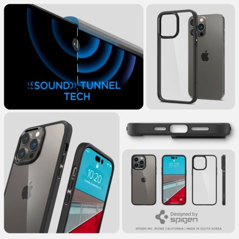 Spigen Ultra Hybrid - Etui do iPhone 14 Pro Max (Czarny) Spigen Ultra Hybrid - Etui do iPhone 14 Pro Max (Czarny)