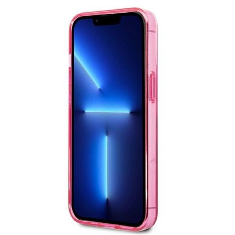 Karl Lagerfeld Gradient Ikonik Karl & Choupette - Etui iPhone 13 Pro (różowy) Karl Lagerfeld Gradient Ikonik Karl & Choupette - Etui iPhone 13 Pro (różowy)