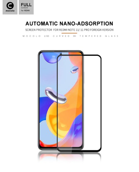 Mocolo 2.5D Full Glue Glass - Szkło ochronne Xiaomi Redmi Note 11 Pro / Note 11 Pro Plus Mocolo 2.5D Full Glue Glass - Szkło ochronne Xiaomi Redmi Note 11 Pro / Note 11 Pro Plus