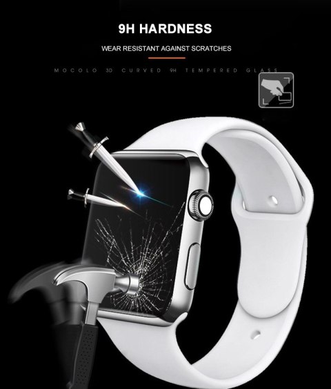 Mocolo 3D Glass Full Glue - Szkło ochronne na ekran Apple Watch 7/8 41 mm Mocolo 3D Glass Full Glue - Szkło ochronne na ekran Apple Watch 7/8 41 mm
