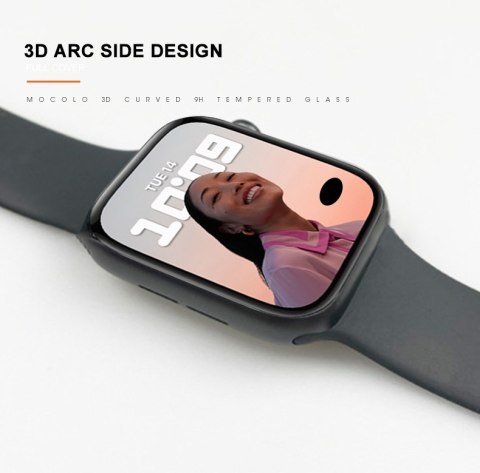 Mocolo 3D Glass Full Glue - Szkło ochronne na ekran Apple Watch 7/8 41 mm Mocolo 3D Glass Full Glue - Szkło ochronne na ekran Apple Watch 7/8 41 mm