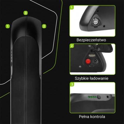 Green Cell - Bateria 15.6Ah (562Wh) do roweru elektrycznego E-Bike 36V Green Cell - Bateria 15.6Ah (562Wh) do roweru elektrycznego E-Bike 36V