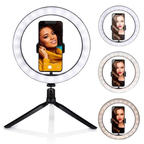 Grundig - Lampa pierścieniowa do zdjęć, selfie, makijażu Grundig - Lampa pierścieniowa do zdjęć, selfie, makijażu