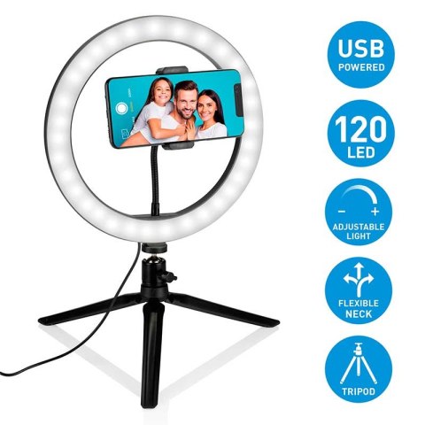 Grundig - Lampa pierścieniowa do zdjęć, selfie, makijażu Grundig - Lampa pierścieniowa do zdjęć, selfie, makijażu