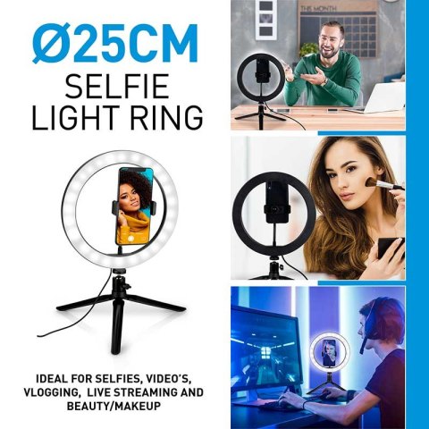 Grundig - Lampa pierścieniowa do zdjęć, selfie, makijażu Grundig - Lampa pierścieniowa do zdjęć, selfie, makijażu