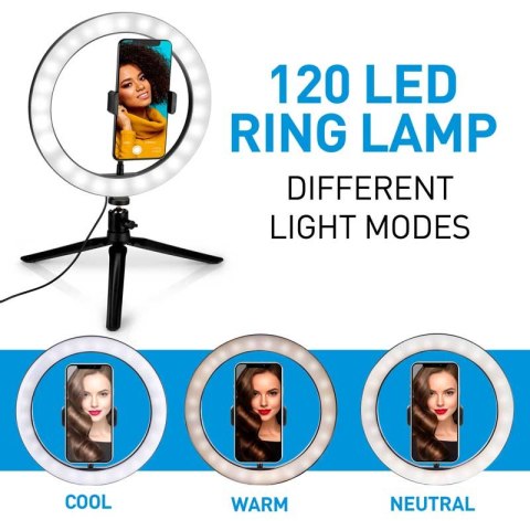 Grundig - Lampa pierścieniowa do zdjęć, selfie, makijażu Grundig - Lampa pierścieniowa do zdjęć, selfie, makijażu