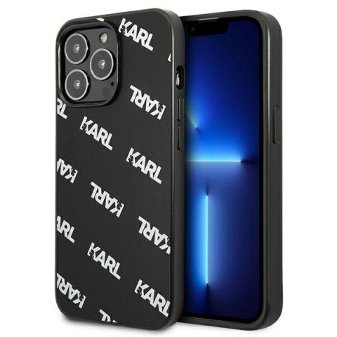 Karl Lagerfeld Allover - Etui iPhone 13 Pro (czarny) Karl Lagerfeld Allover - Etui iPhone 13 Pro (czarny)