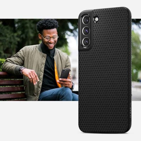 Spigen Liquid Air - Etui do Samsung Galaxy S22 (Czarny) Spigen Liquid Air - Etui do Samsung Galaxy S22 (Czarny)