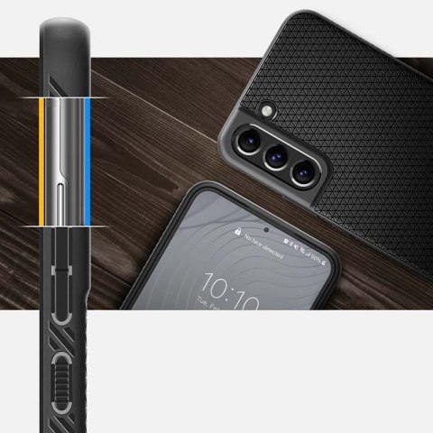 Spigen Liquid Air - Etui do Samsung Galaxy S22+ (Czarny) Spigen Liquid Air - Etui do Samsung Galaxy S22+ (Czarny)
