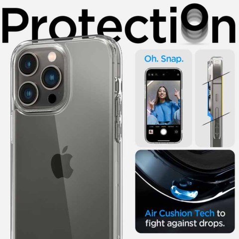 Spigen Ultra Hybrid - Etui do iPhone 14 Pro (Przezroczysty) Spigen Ultra Hybrid - Etui do iPhone 14 Pro (Przezroczysty)