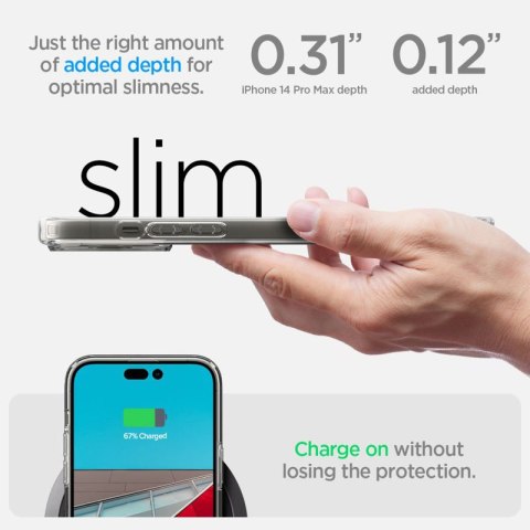 Spigen Ultra Hybrid Matte - Etui do iPhone 14 Pro Max (Przezroczysty matowy) Spigen Ultra Hybrid Matte - Etui do iPhone 14 Pro Max (Przezroczysty matowy)
