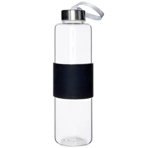 EXCELLENT HOUSWARE SZKLANA BUTELKA NA WODĘ 600ml 259152-C CZARNA EXCELLENT HOUSWARE SZKLANA BUTELKA NA WODĘ 600ml 259152-C CZARNA