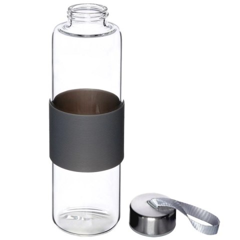EXCELLENT HOUSWARE SZKLANA BUTELKA NA WODĘ 600ml 259152-S SZARA EXCELLENT HOUSWARE SZKLANA BUTELKA NA WODĘ 600ml 259152-S SZARA