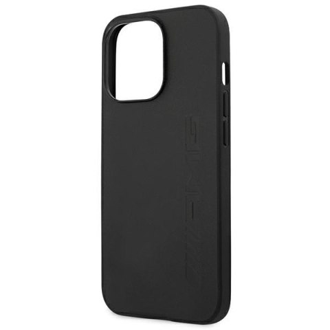 AMG Leather Hot Stamped - Etui iPhone 14 Pro (czarny) AMG Leather Hot Stamped - Etui iPhone 14 Pro (czarny)