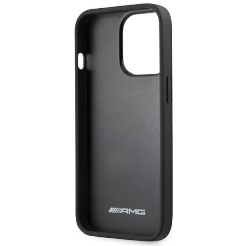 AMG Leather Hot Stamped - Etui iPhone 14 Pro (czarny) AMG Leather Hot Stamped - Etui iPhone 14 Pro (czarny)