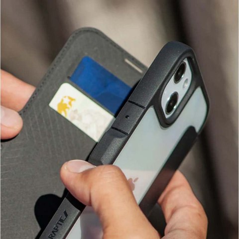 X-Doria Raptic Urban Folio - Etui z klapką iPhone 14 Plus (Black) X-Doria Raptic Urban Folio - Etui z klapką iPhone 14 Plus (Black)