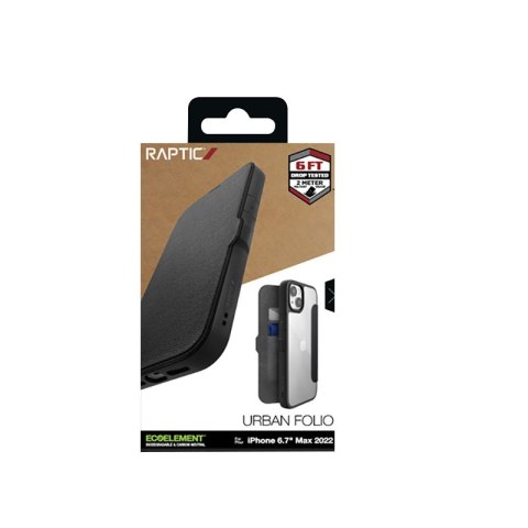 X-Doria Raptic Urban Folio - Etui z klapką iPhone 14 Plus (Black) X-Doria Raptic Urban Folio - Etui z klapką iPhone 14 Plus (Black)