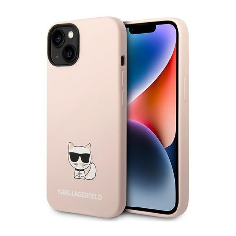 Karl Lagerfeld Choupette Body - Etui iPhone 14 Plus (jasnoróżowy) Karl Lagerfeld Choupette Body - Etui iPhone 14 Plus (jasnoróżowy)