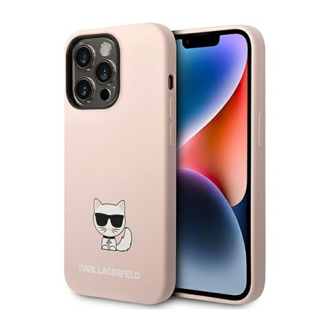Karl Lagerfeld Choupette Body - Etui iPhone 14 Pro (jasnoróżowy) Karl Lagerfeld Choupette Body - Etui iPhone 14 Pro (jasnoróżowy)