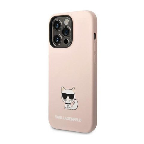 Karl Lagerfeld Choupette Body - Etui iPhone 14 Pro (jasnoróżowy) Karl Lagerfeld Choupette Body - Etui iPhone 14 Pro (jasnoróżowy)