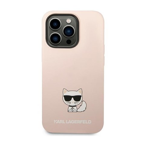 Karl Lagerfeld Choupette Body - Etui iPhone 14 Pro (jasnoróżowy) Karl Lagerfeld Choupette Body - Etui iPhone 14 Pro (jasnoróżowy)