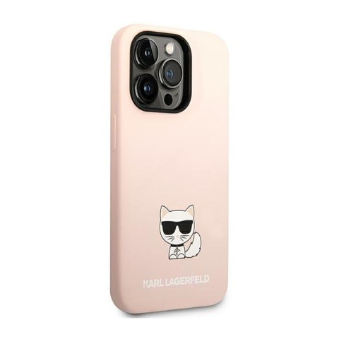 Karl Lagerfeld Choupette Body - Etui iPhone 14 Pro (jasnoróżowy) Karl Lagerfeld Choupette Body - Etui iPhone 14 Pro (jasnoróżowy)
