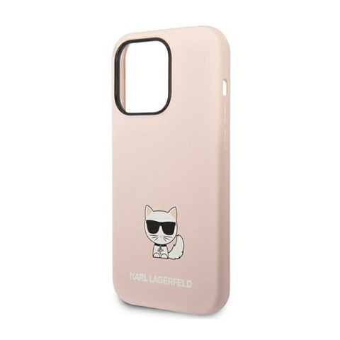 Karl Lagerfeld Choupette Body - Etui iPhone 14 Pro (jasnoróżowy) Karl Lagerfeld Choupette Body - Etui iPhone 14 Pro (jasnoróżowy)