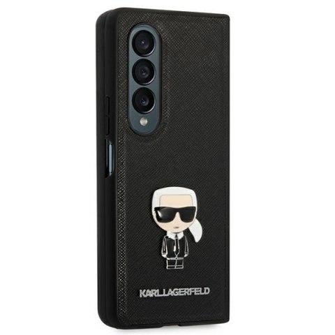 Karl Lagerfeld Saffiano Ikonik - Etui Samsung Galaxy Z Fold 4 (czarny) Karl Lagerfeld Saffiano Ikonik - Etui Samsung Galaxy Z Fold 4 (czarny)