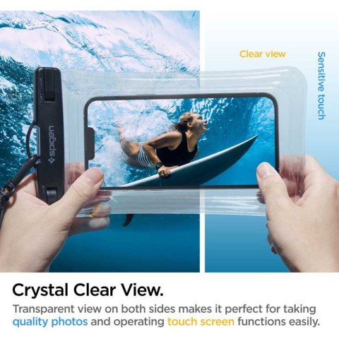 Spigen A610 Universal Waterproof Float Case - Etui do smartfonów do 6.9" (Przezoczysty) Spigen A610 Universal Waterproof Float Case - Etui do smartfonów do 6.9" (Przezoczysty)