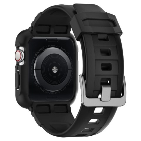 Spigen Rugged Armor Pro Case - Pasek z obudową do Apple Watch 44 / 45 mm (Czarny) Spigen Rugged Armor Pro Case - Pasek z obudową do Apple Watch 44 / 45 mm (Czarny)