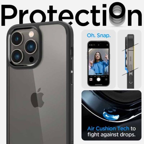 Spigen Ultra Hybrid - Etui do iPhone 14 Pro (Czarny) Spigen Ultra Hybrid - Etui do iPhone 14 Pro (Czarny)
