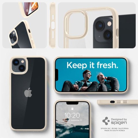 Spigen Ultra Hybrid - Etui do iPhone 15 Plus / iPhone 14 Plus (Beżowy) Spigen Ultra Hybrid - Etui do iPhone 15 Plus / iPhone 14 Plus (Beżowy)