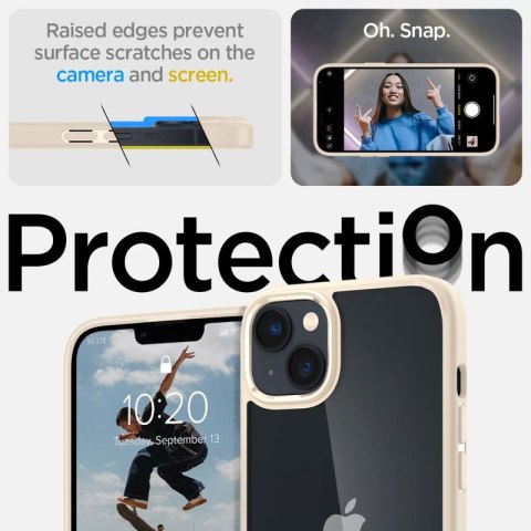 Spigen Ultra Hybrid - Etui do iPhone 15 Plus / iPhone 14 Plus (Beżowy) Spigen Ultra Hybrid - Etui do iPhone 15 Plus / iPhone 14 Plus (Beżowy)
